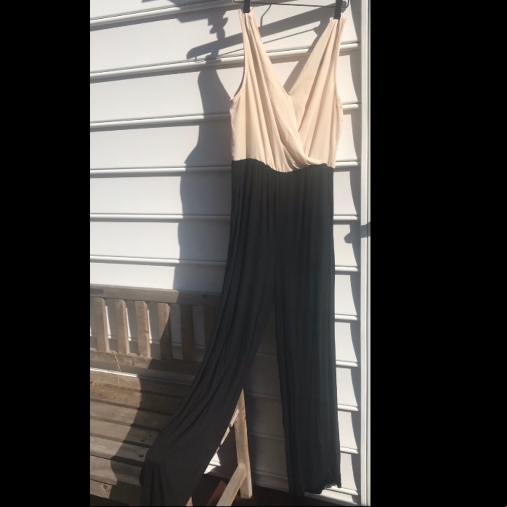 Black and Cream jumpsuit